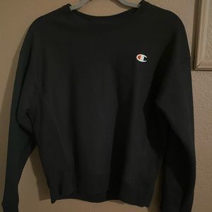 Black champion sweatshirt
